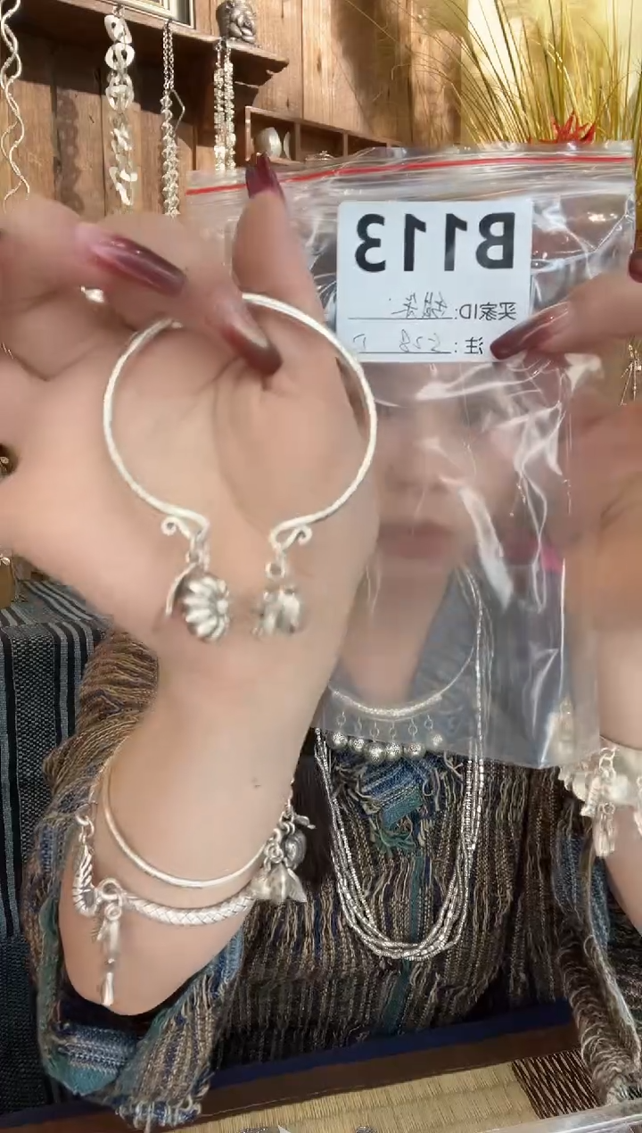 无925银甜****?手镯