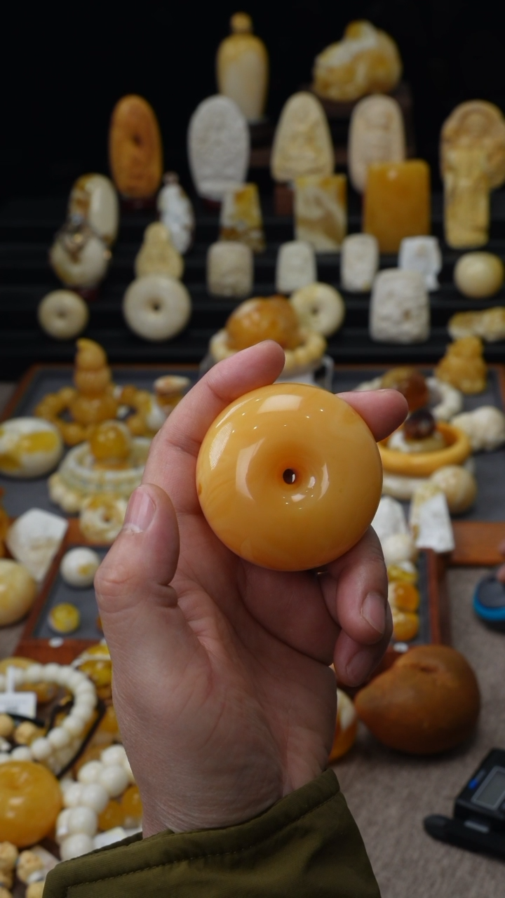 【闪购商品】琥珀裸石未镶嵌胡玩珠宝天然琥珀