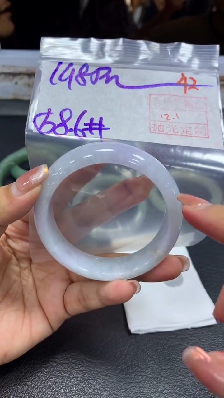 未镶嵌定制翡翠毛货需精细抛光+拍一发一+42