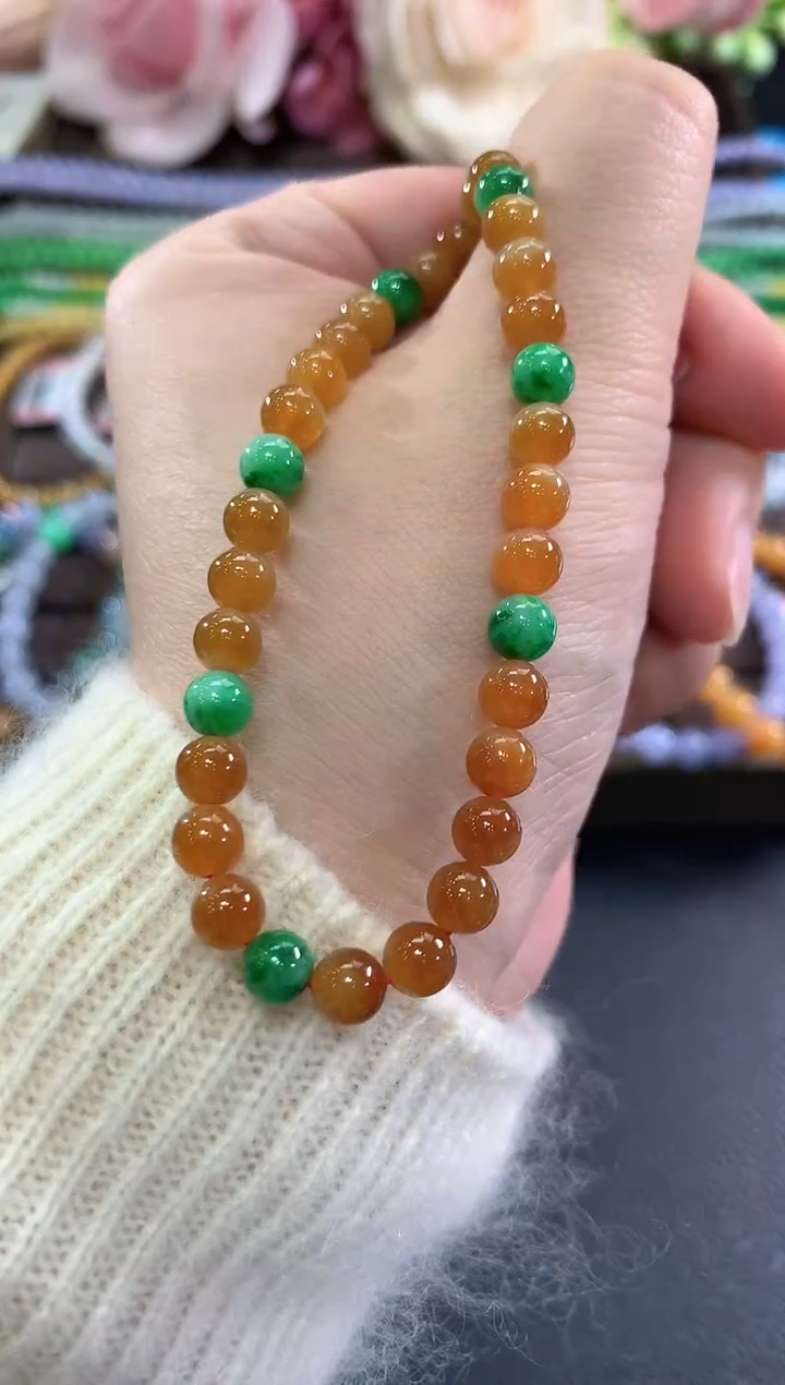 未镶嵌手串翡翠c160  