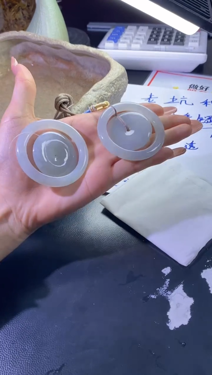 【闪购商品】翡翠挂件未镶嵌YC/H子母扣