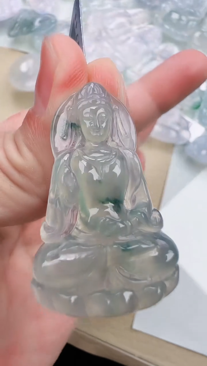 颈饰未镶嵌翡翠缅甸翡翠a货
