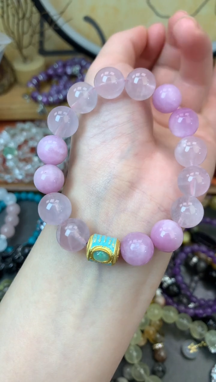 【闪购商品】锂辉石手串银S925镶嵌350