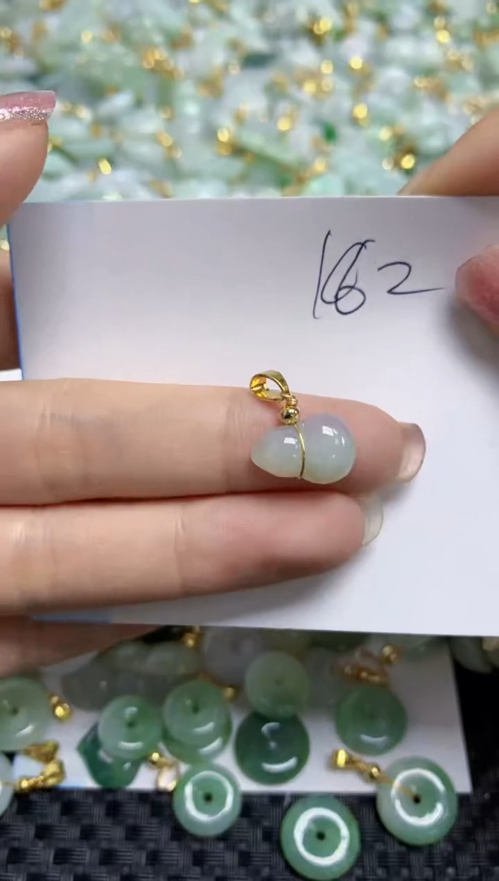 【闪购商品】翡翠颈饰合金天然A货翡翠