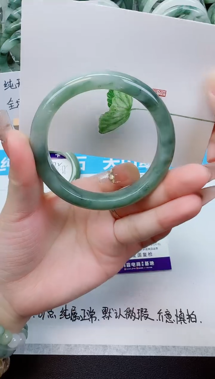 【闪购商品】石英质玉手镯未镶嵌73号/59-60圈