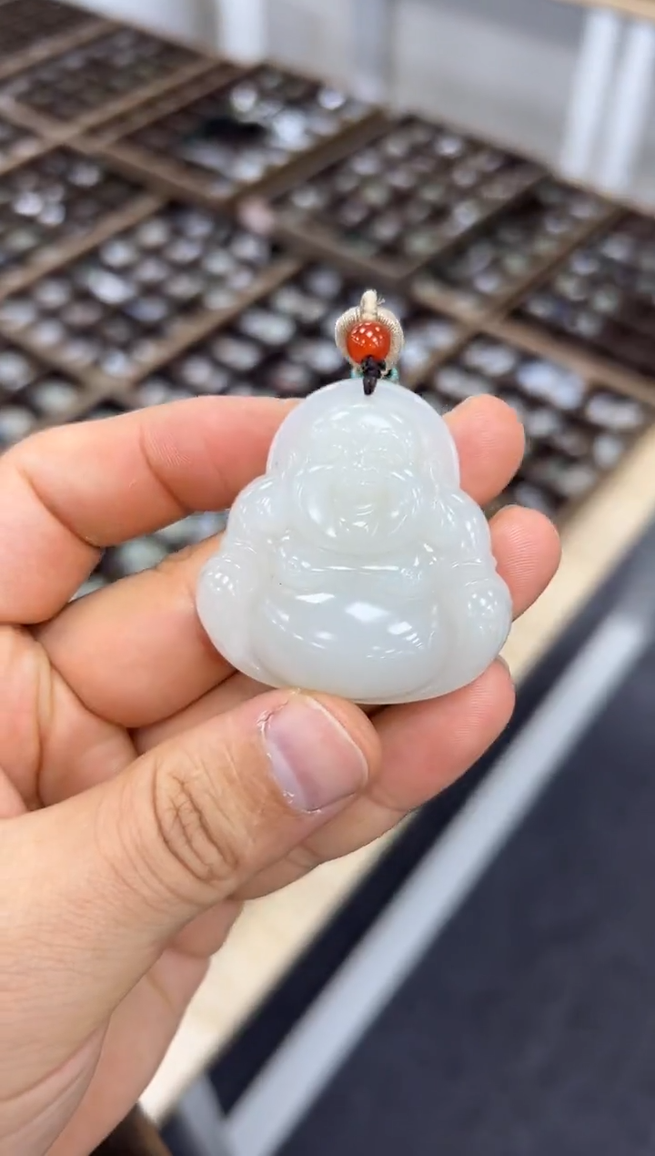 【闪购商品】和田玉挂件未镶嵌元宝佛