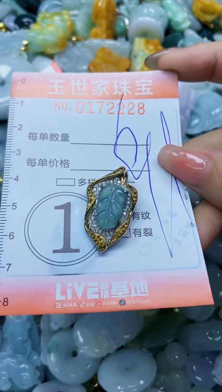 【闪购商品】翡翠颈饰未镶嵌闪购0172228