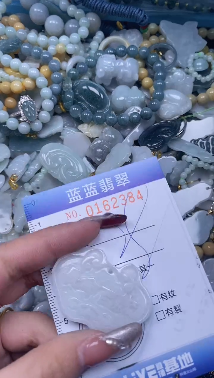 【闪购商品】翡翠颈饰未镶嵌闪购0162384多样性发其一