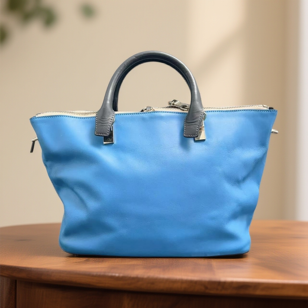 95新 Chloe/蔻依   蓝色托特包 1831 0533 