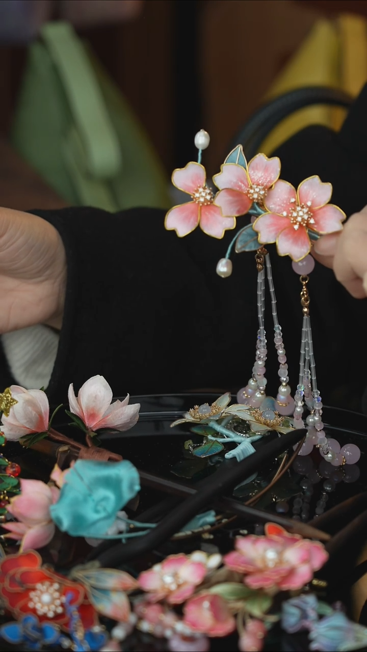 刺绣闪购纯手工非遗国风饰品