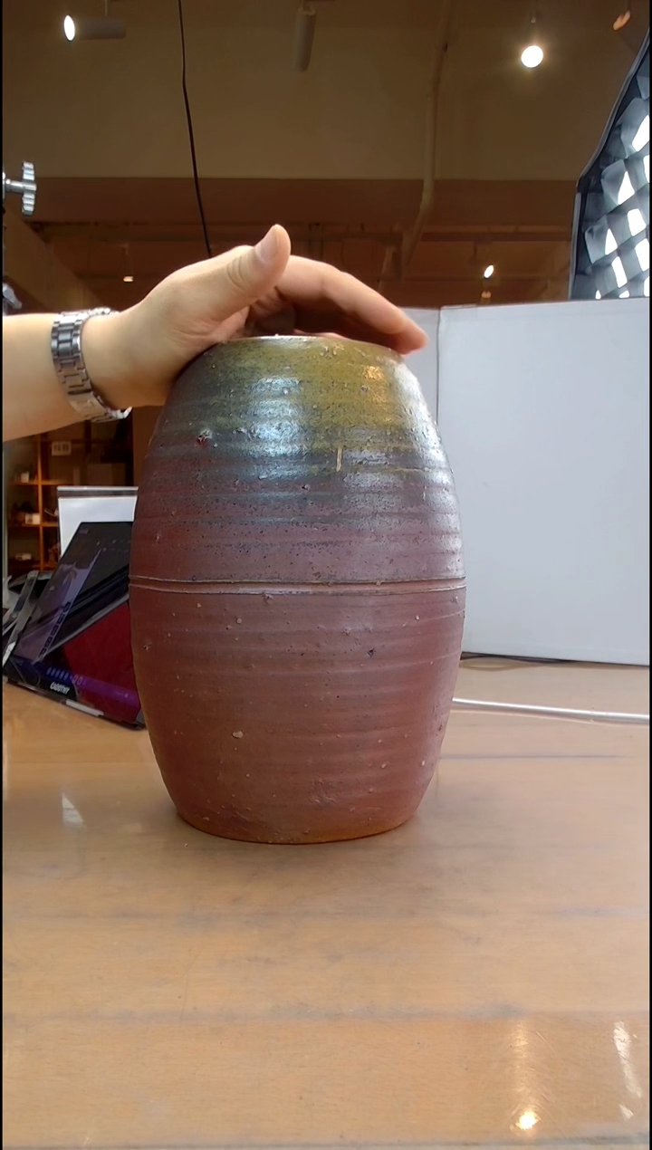 【闪购商品】稻谷壳日本原产备前烧花器