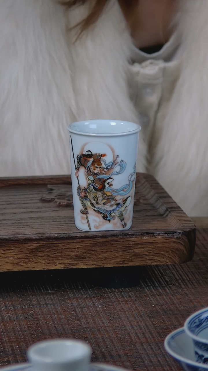 【闪购商品】折葵非器手工手绘孙悟空杯1