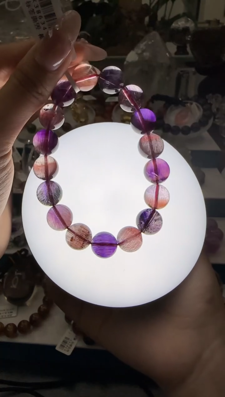 手串未镶嵌水晶超七手串12m+ X38634宋