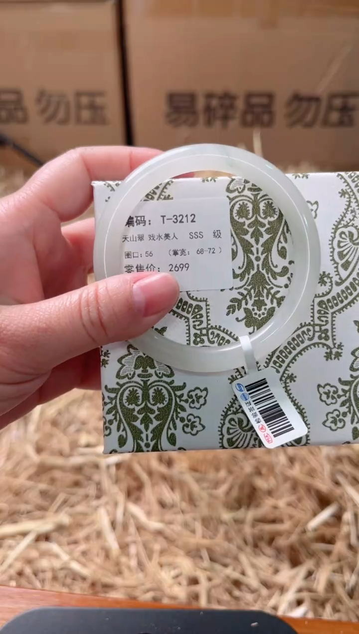 未镶嵌手镯石英质玉T-3212