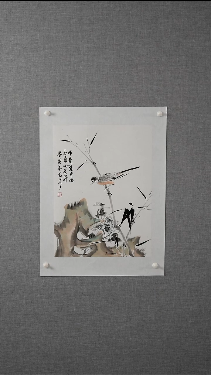 【闪购商品】绘画张一-花鸟-1.5平尺-11