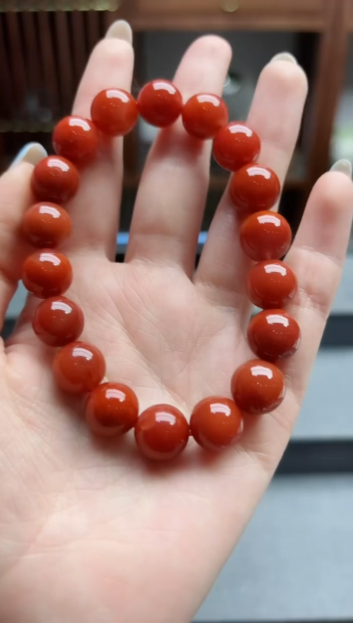 【闪购商品】南红玛瑙手串未镶嵌南红手串*1 JMC