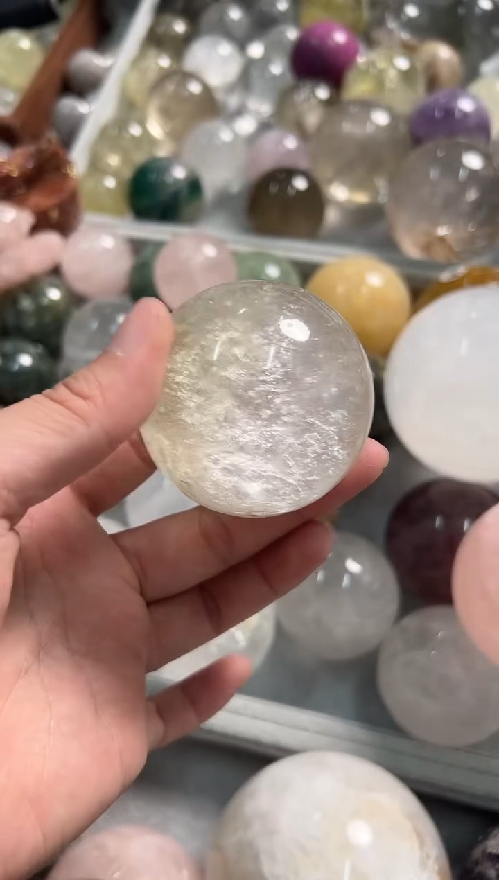 未镶嵌珠宝半成品水晶M381 约5.6cm