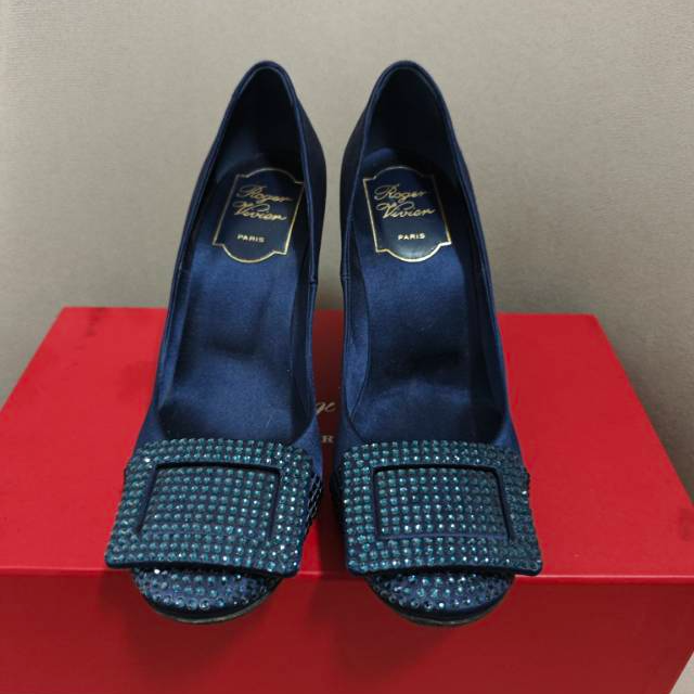 95新 Roger Vivier/罗杰·维威耶 麦殿/女士跟鞋/240630QHYYW09
