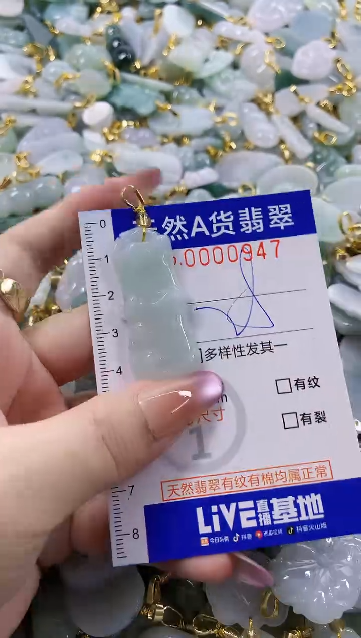 颈饰未镶嵌翡翠天然A货翡翠