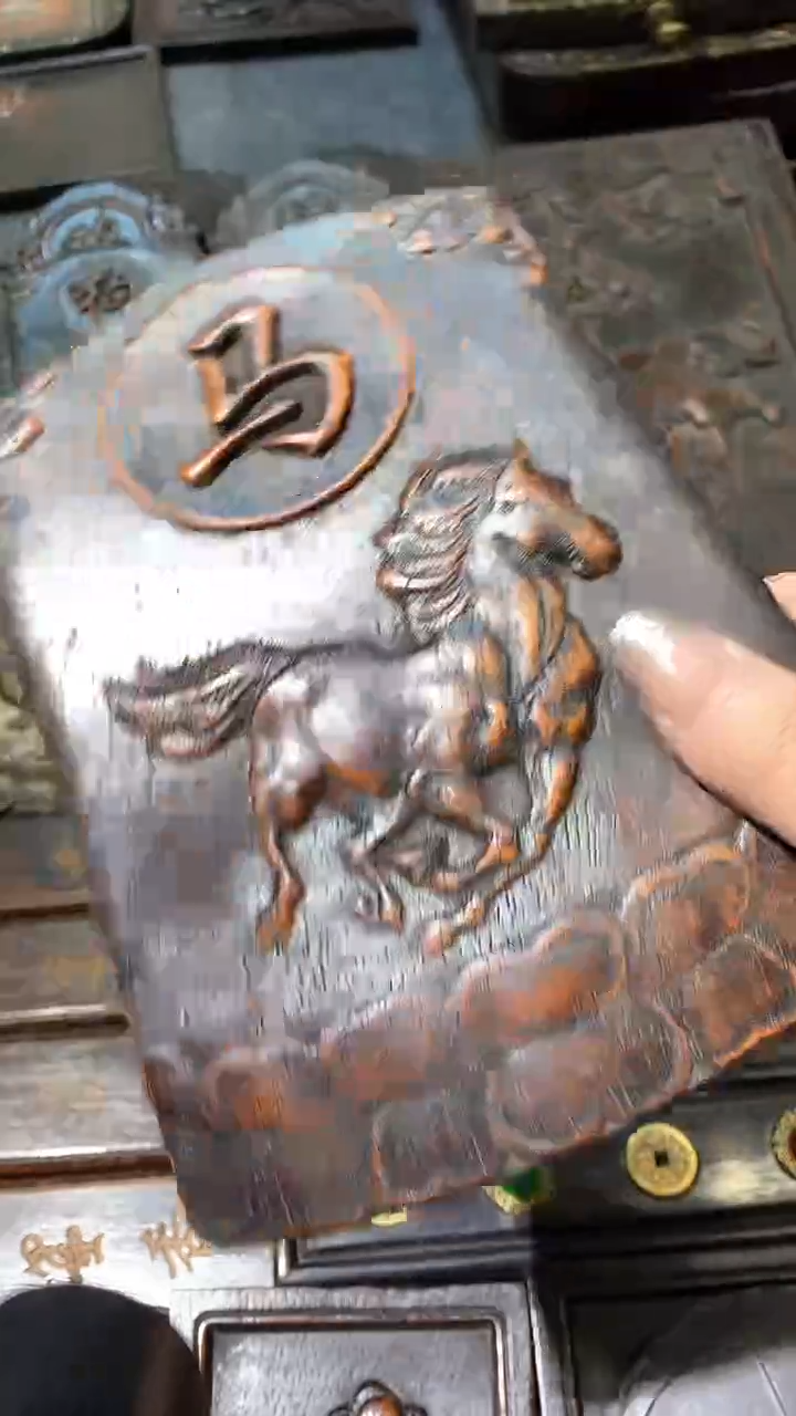 木紫檀雕刻板一物一拍以直播间为准