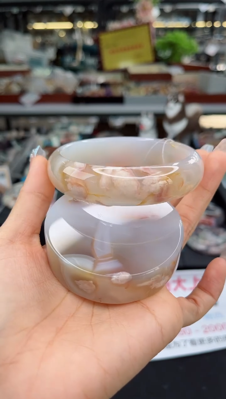 【闪购商品】石英质玉手镯未镶嵌66圈口（赠品镯心）6448435