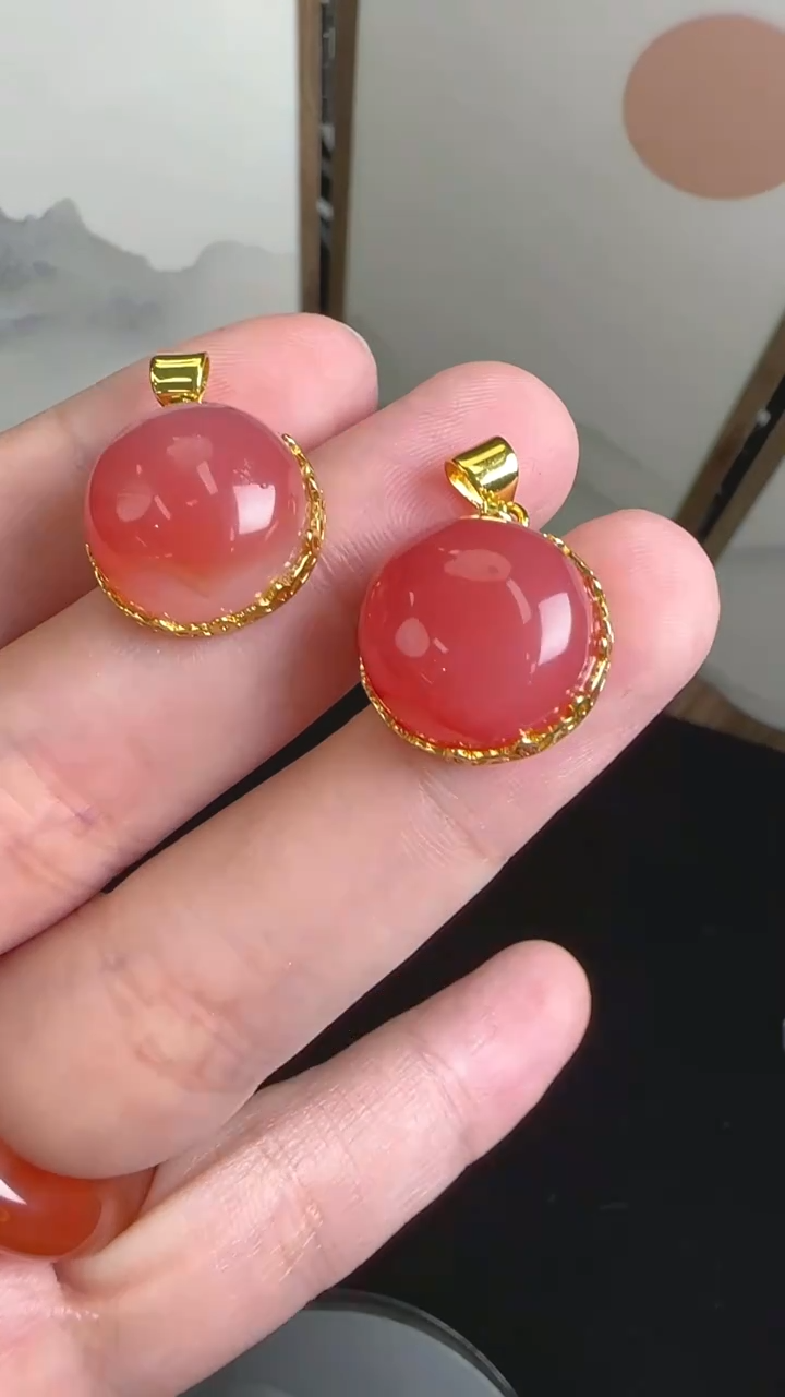 未镶嵌吊坠(不含链)玛瑙/玉髓JJD1222002多样性发一