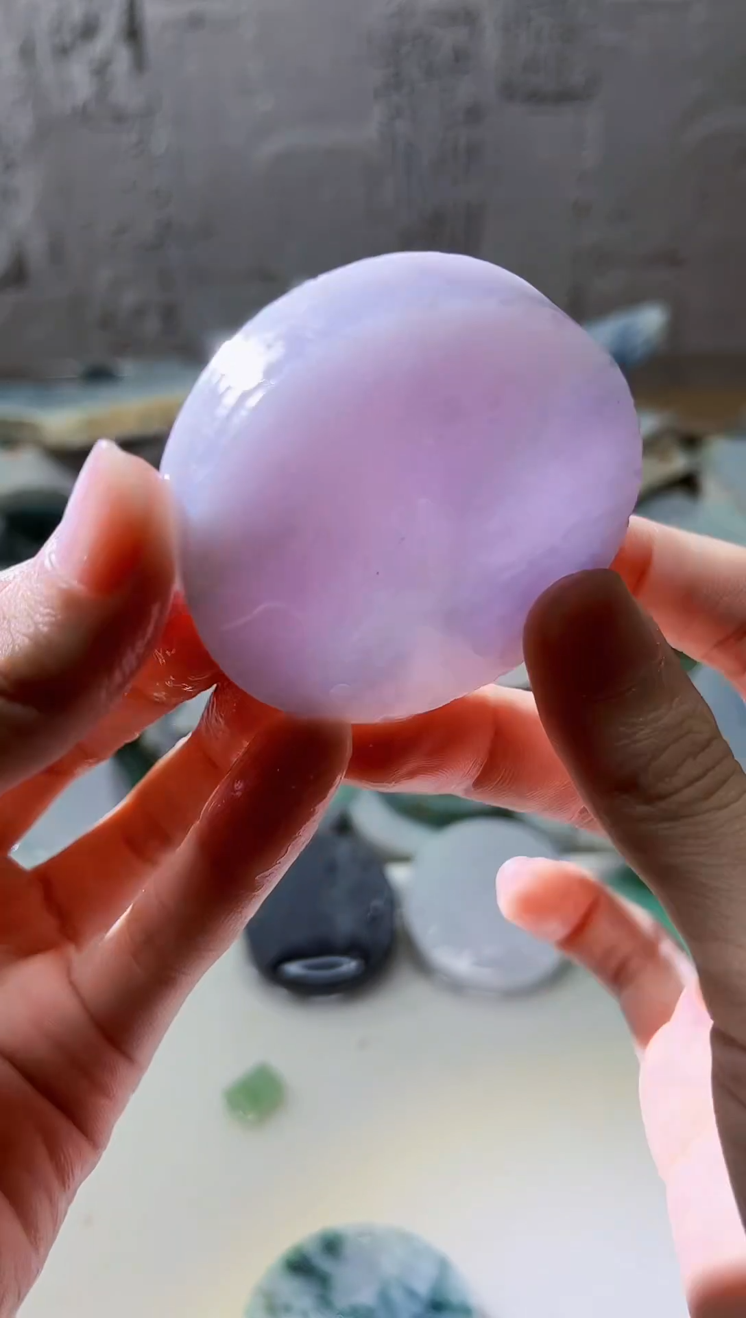 裸石翡翠翡翠a货正品玉石南陈710