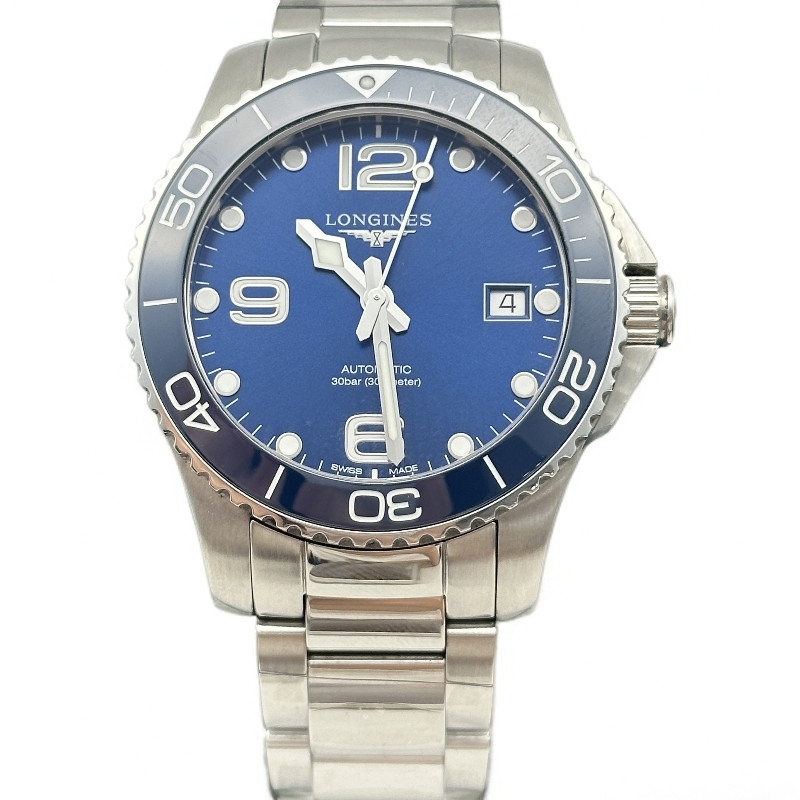 99新 Longines/浪琴 康卡斯/臻耀/男机械蓝盘/780/公价14600/39MM