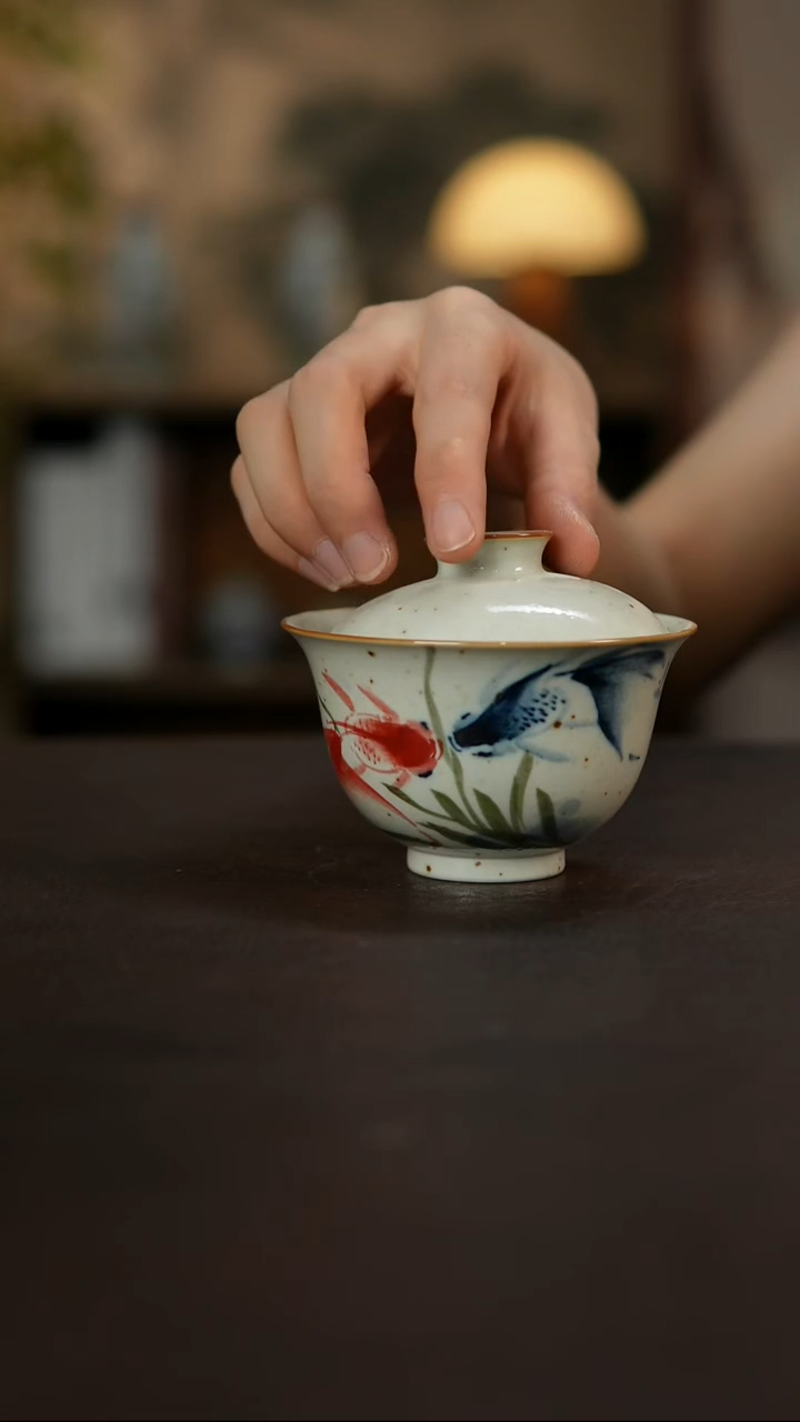 杯景德镇陶瓷杯碗柴烧多人