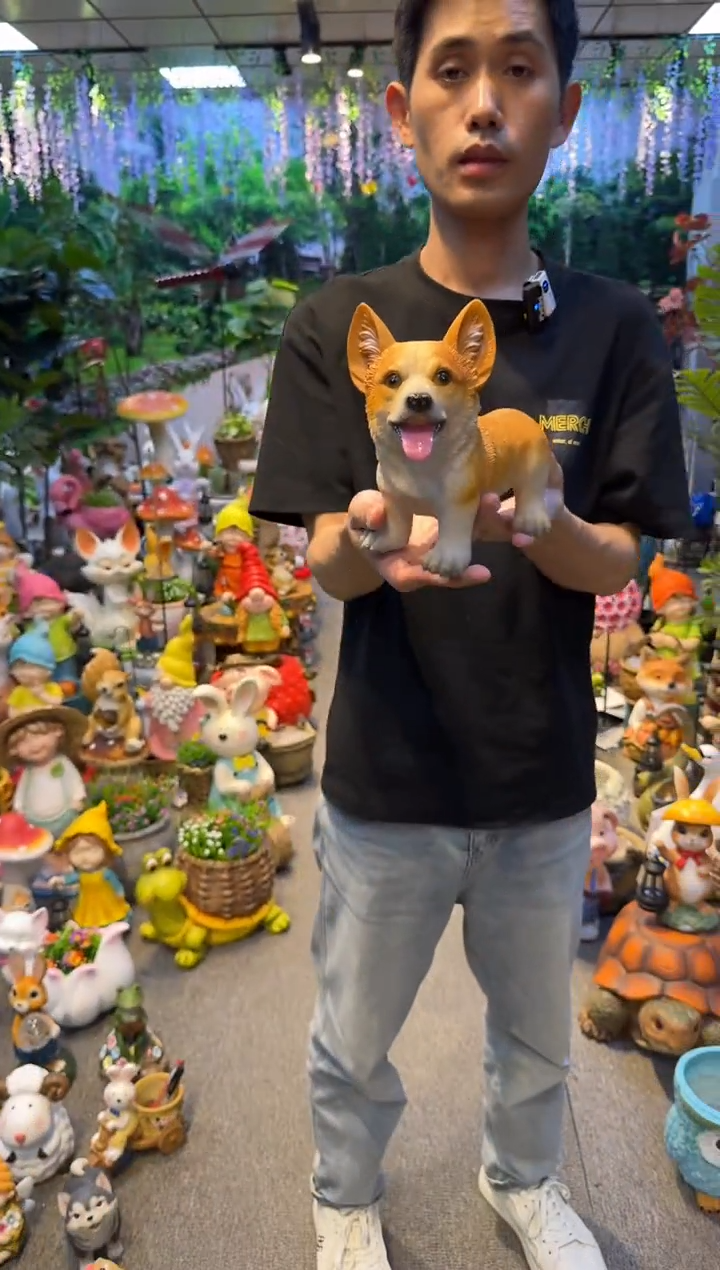 无花朵花园庭院摆件&00&