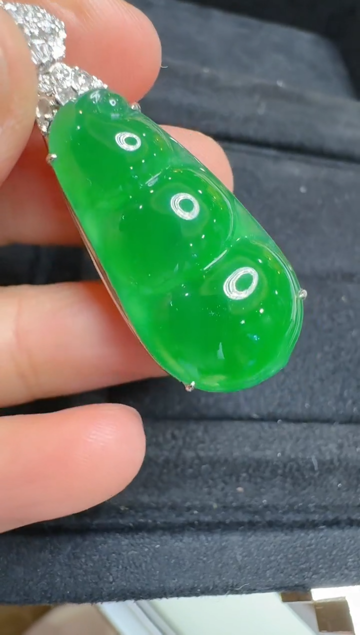 【闪购商品】翡翠吊坠(不含链)18K金镶嵌多样性团购发一件