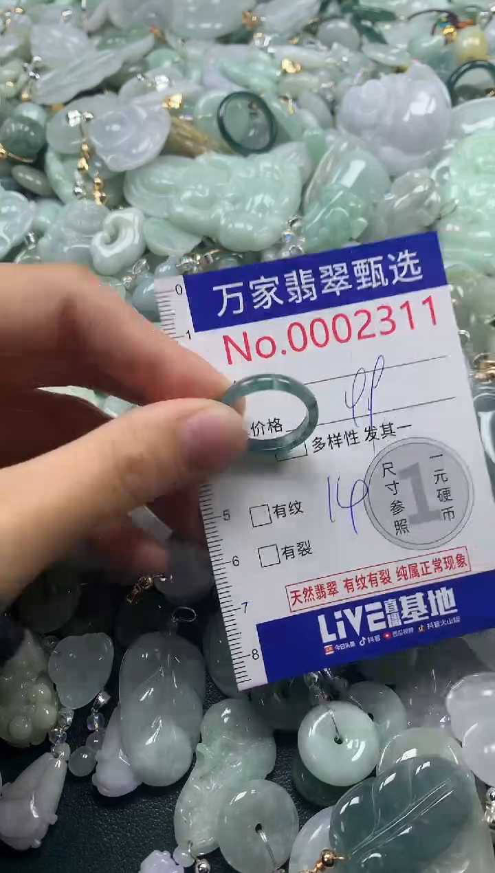 吊坠(不含链)未镶嵌翡翠2311