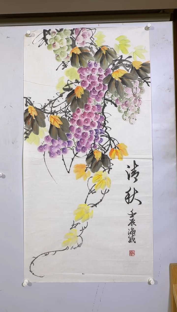 【闪购商品】国画绘画作品-绘画-966（左上角有裂口）