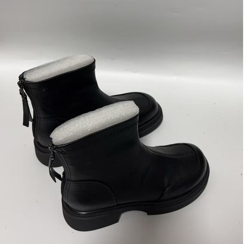 1144  复古港风冬季女秋冬季短靴女士厚底秋冬女款