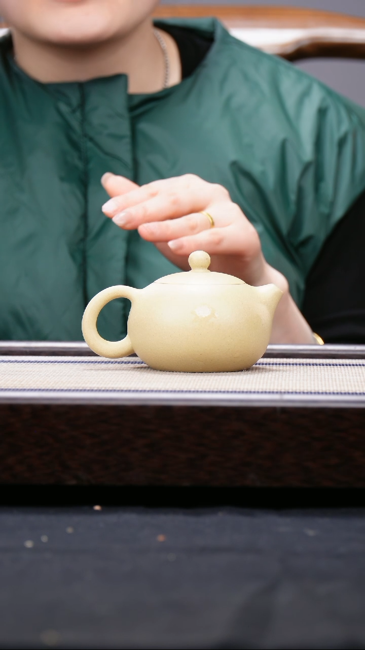 【闪购商品】紫砂茶壶本山绿泥  西施壶 