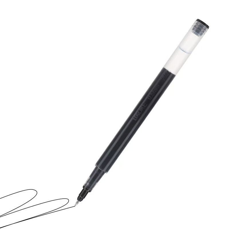 【黑墨替芯-7支】G21宝克大容量1800M书写长度按动替芯中性笔