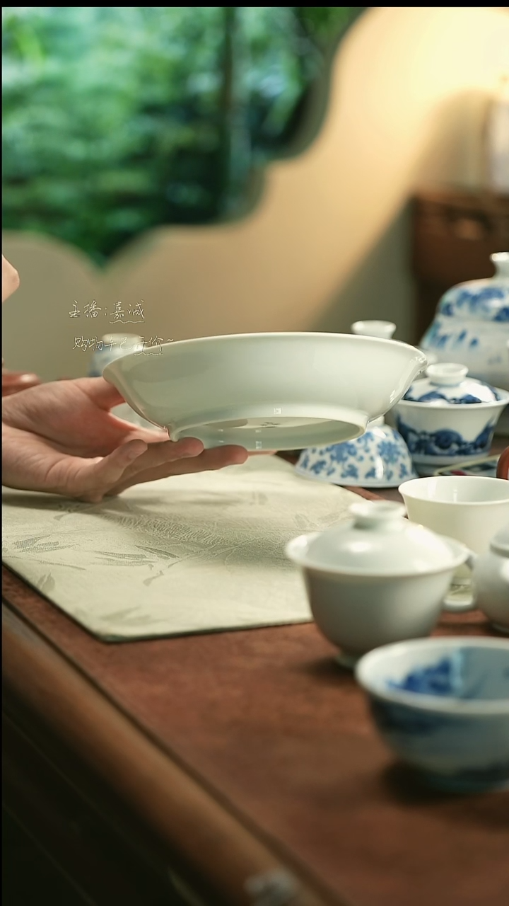泓***g鱼藻白壶承     三余作器手工器皿