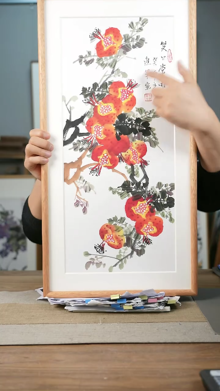 【闪购商品】书法协会会员老师带框作品-手书/绘同款作品
