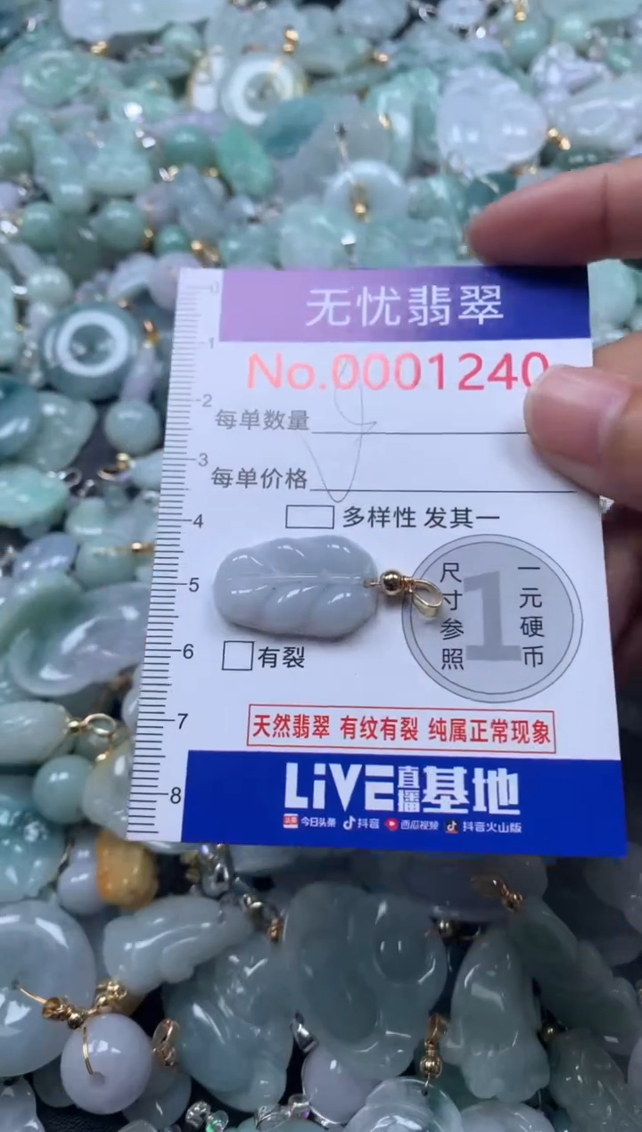 颈饰未镶嵌翡翠1240