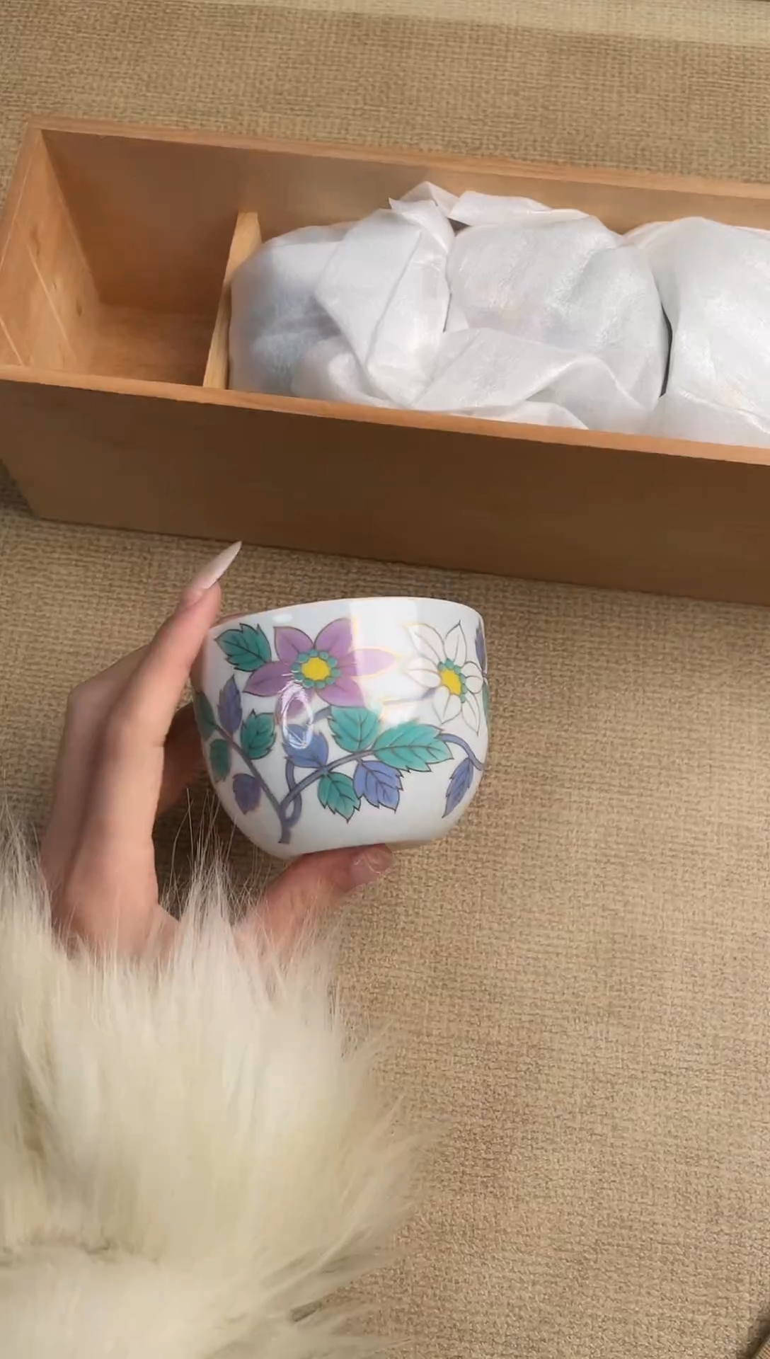 【闪购商品】瓷片瓷片山清水秀瓷器5只