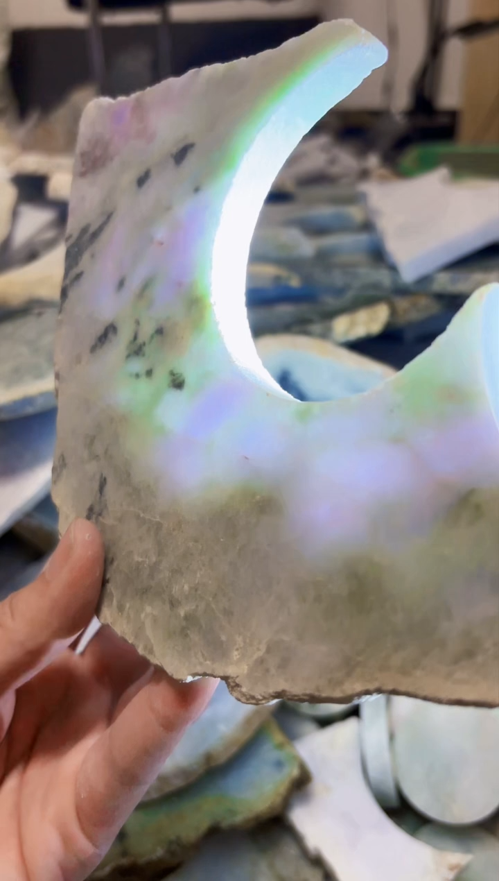 【闪购商品】翡翠颈饰未镶嵌A货白文1317