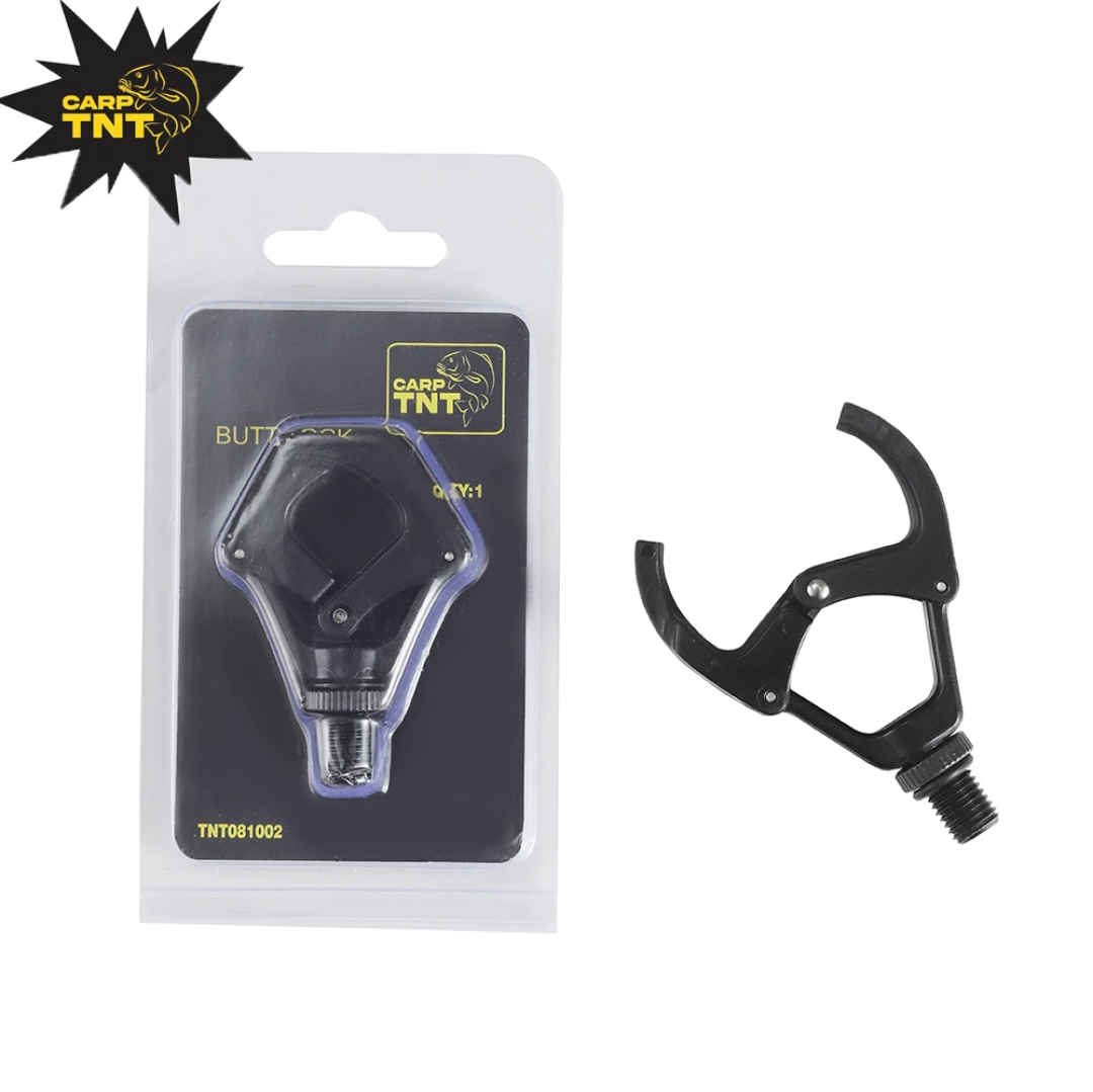 山子欧锂钓《TNT》同款 防滑羊角 卡锁拖杆头 杆拖 远投支架杆拖