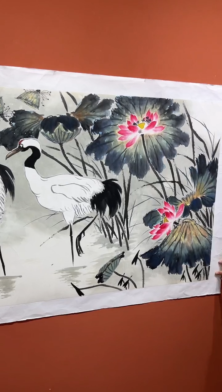 【闪购商品】国画郑乐华绘画手绘作品7-57