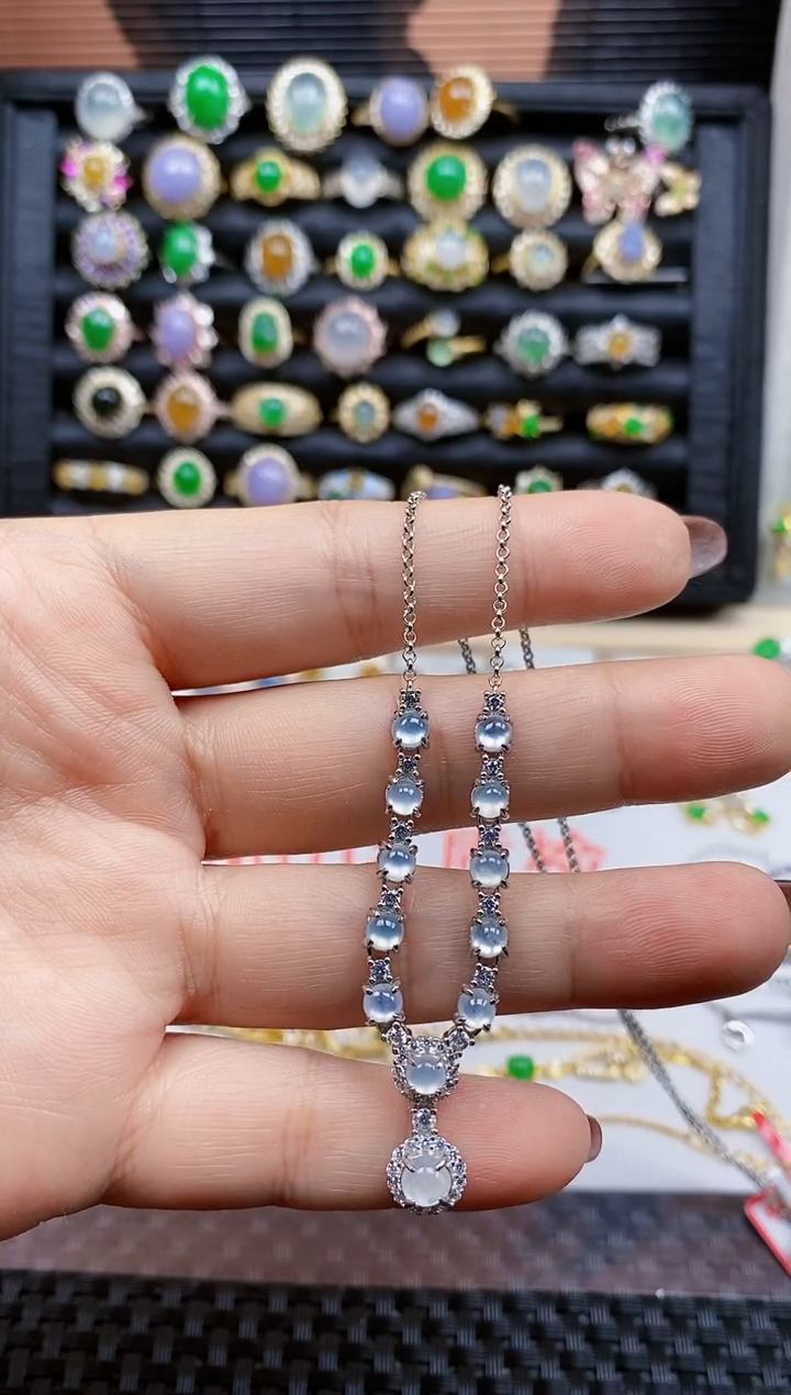 银S925镶嵌戒指翡翠36