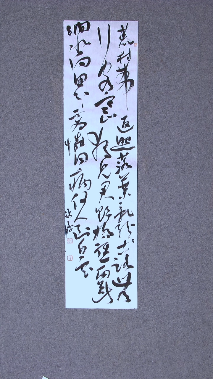 书法崔双胜 甘肃定西99*25尺寸