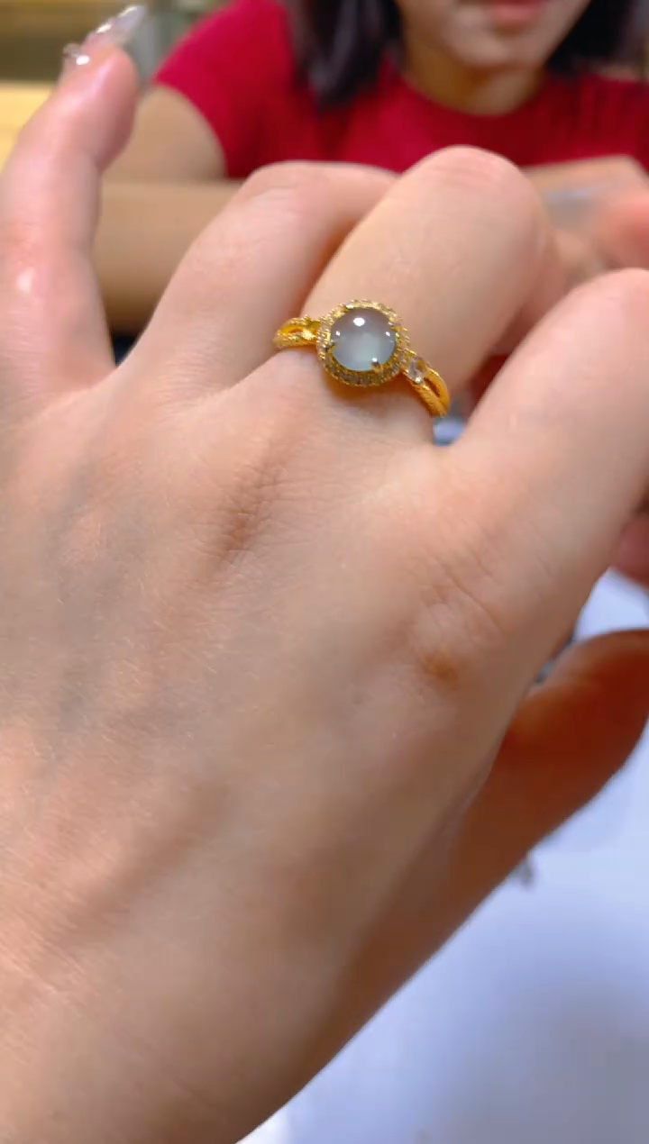 未镶嵌戒指翡翠多样性发一