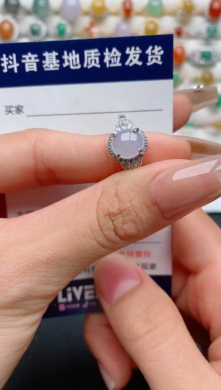 【闪购商品】翡翠戒指银S925镶嵌...........