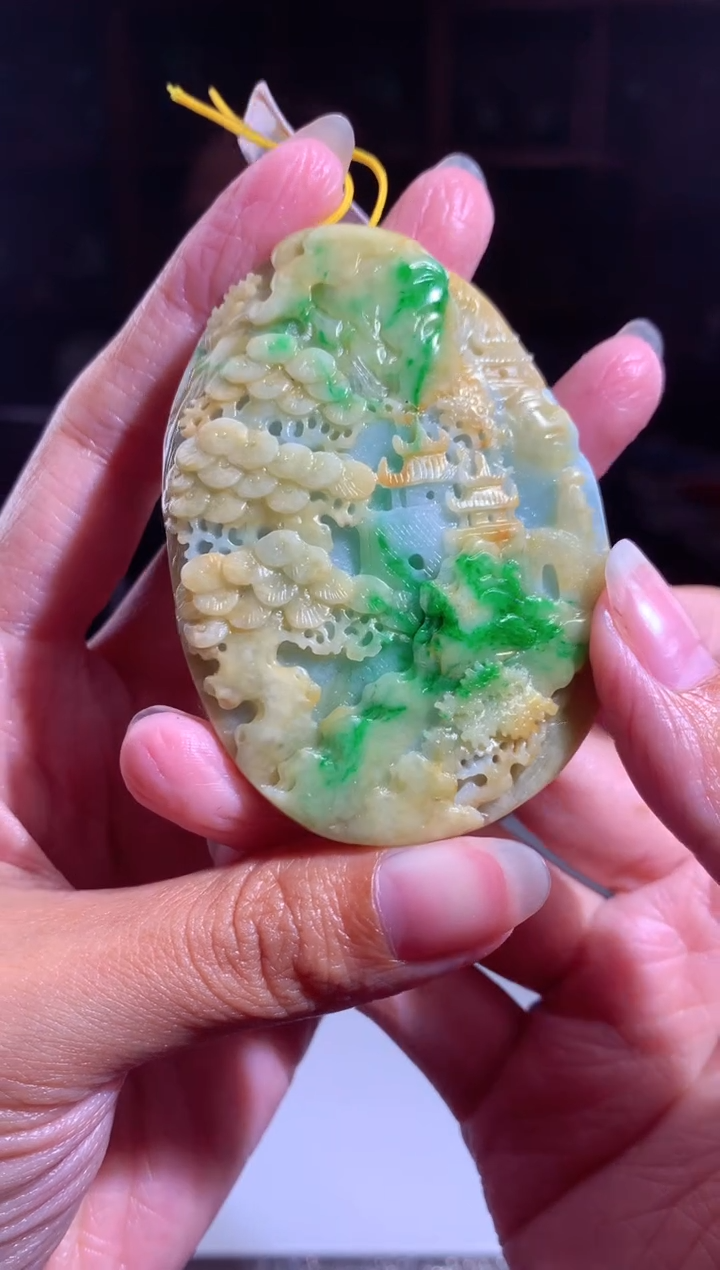 【闪购商品】定制翡翠未镶嵌挂件发货（拍一发一）