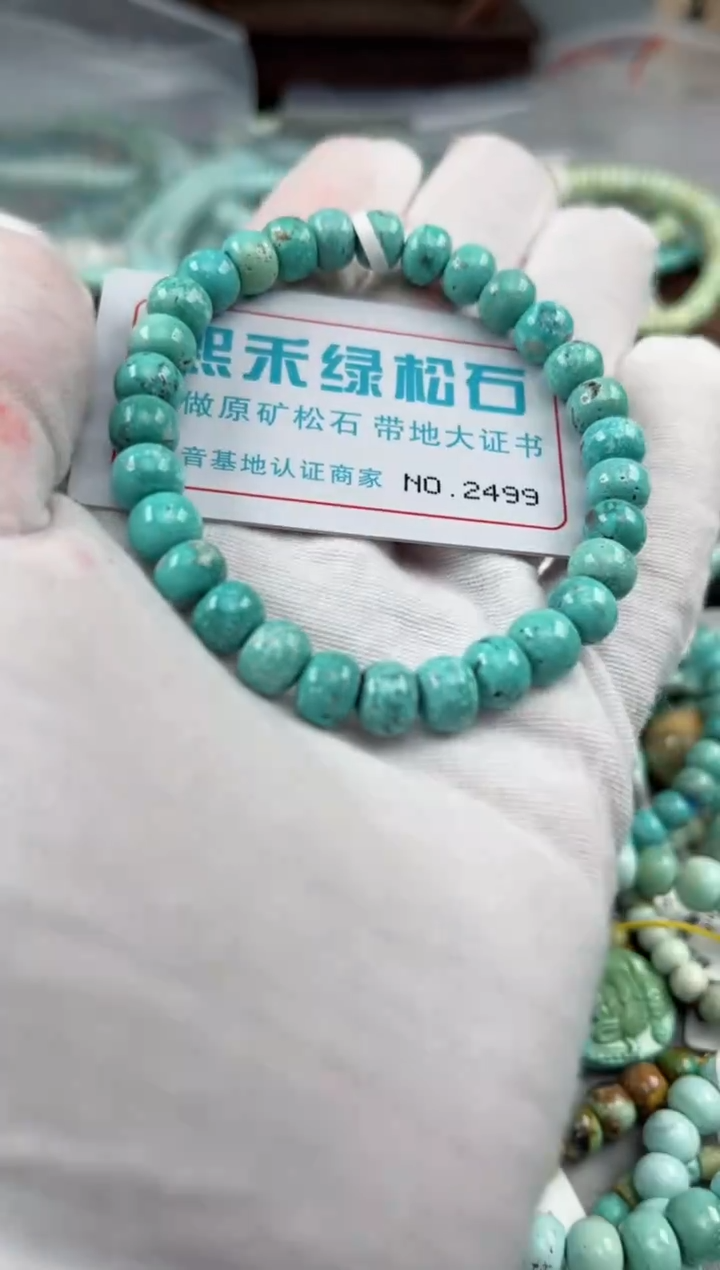 未镶嵌绿松石松石2499