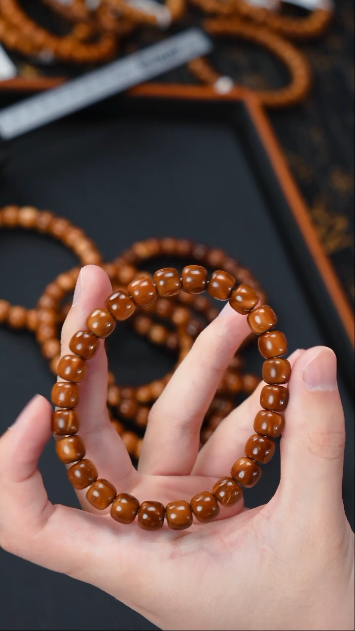 紫金鼠手串实心库克老型9